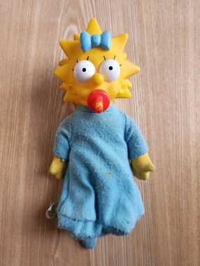 Vintage 1990 Maggie From The Simpsons  Plush Doll